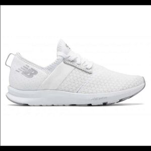 New Balance Women's White and Gray Sneakers